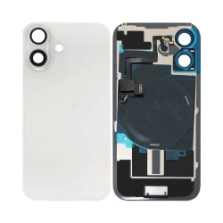 Tampa Traseira Apple iPhone 16 com Wireless Charge+Flashlight Flex Branco